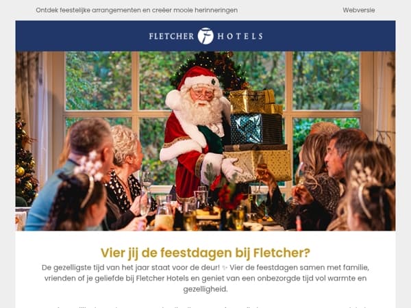 Vier jij de feestdagen bij Fletcher? 🎅