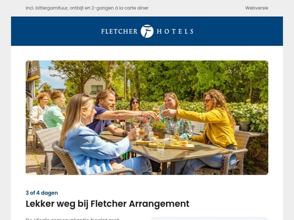 De zomervakantie is begonnen: ga lekker weg bij Fletcher