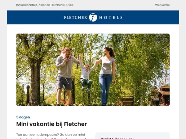 Ga op mini vakantie in eigen land!