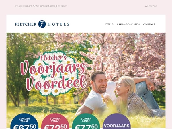 Genieten van het voorjaar doe je met Fletcher’s Voorjaars Voordeel!