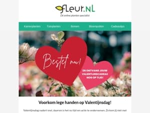 🪴 Voorkom lege handen op Valentijnsdag!