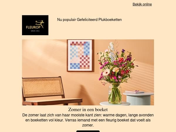 Zomer in een boeket