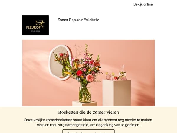 Boeketten die de zomer vieren!☀️💐