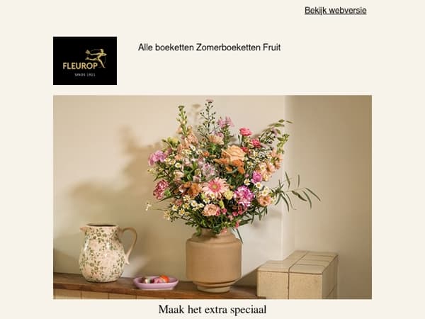 Maak het extra speciaal💐