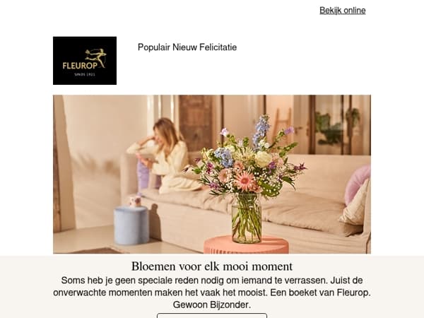 Bloemen voor elk mooi moment💛