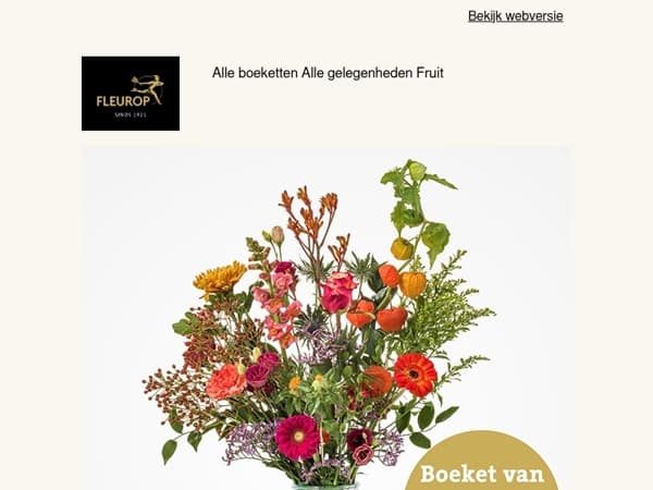 Een nieuwe maand, een nieuw boeket