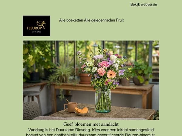 Duurzame Dinsdag: bloemen met aandacht🌿💚