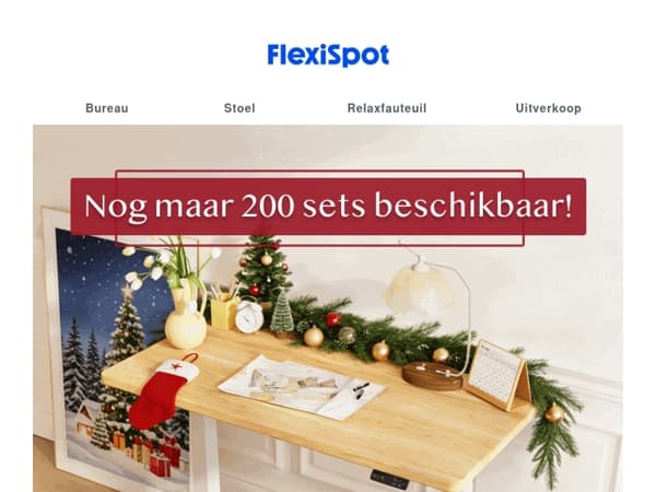 🎄 Kerstopruiming — Laatste 200 sets!