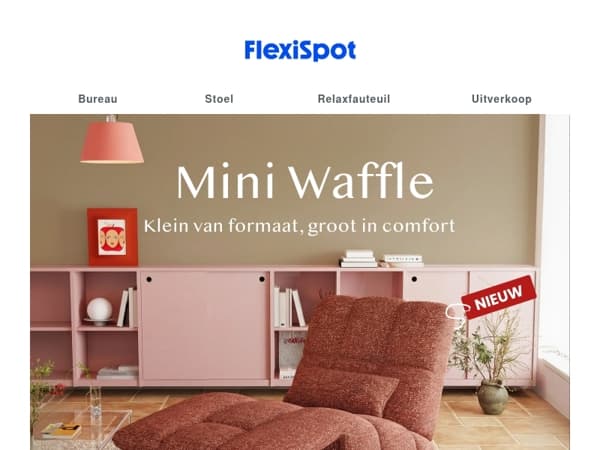 Alleen abonnees👑 extra -5 % op onze nieuwe relaxfauteuil