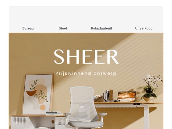 🏆 Ontdek onze bekroonde stoel