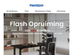 ⏰De klok tikt grijp jouw opruimingsaanbiedingen