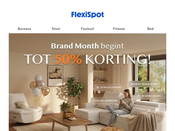 ❗Brand Month begint❗TOT 50% KORTING❗