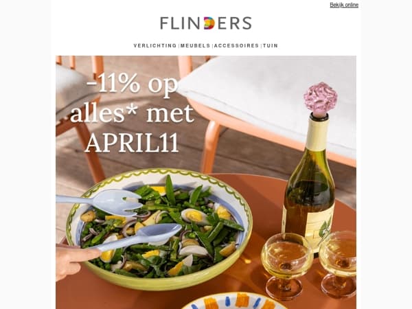 -11% EXTRA op alles* ✨ & Spring Sale