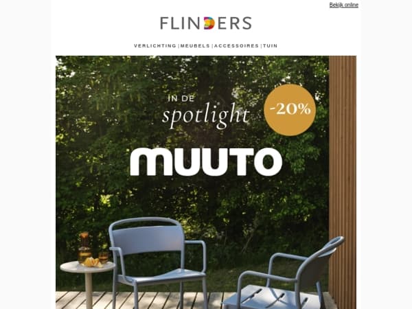 Shop 20% korting op Muuto 🥰