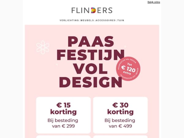 Stááápelen! Korting tot € 120 🐰💕