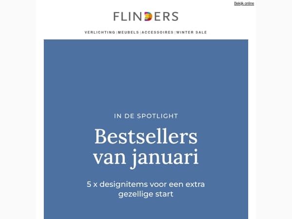 Dit zijn onze top 5 januari bestsellers 🤩