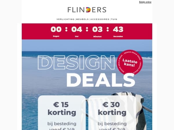 Nog 4 uur EXTRA korting! 🚨