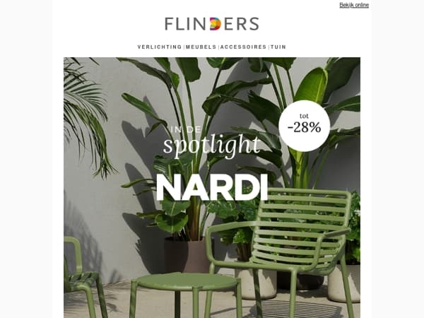 Nu 28% korting op alles van Nardi 🎊