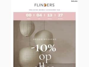 Design Weekend: 10% korting op ALLES*! 🤩