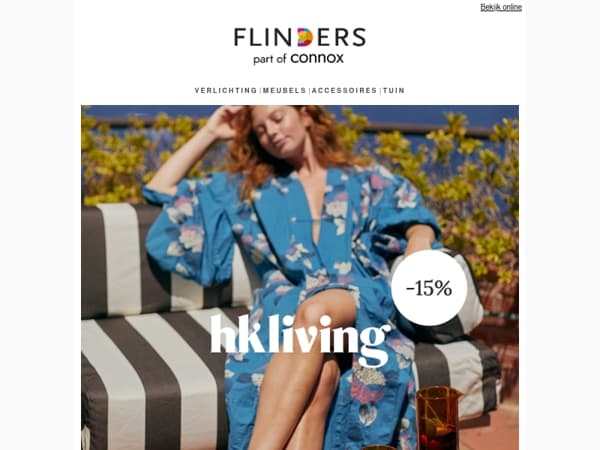 15% op alles van HKLiving ☀️