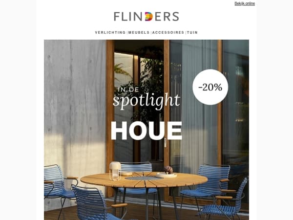 Nu 20% korting op alles van HOUE 🍃