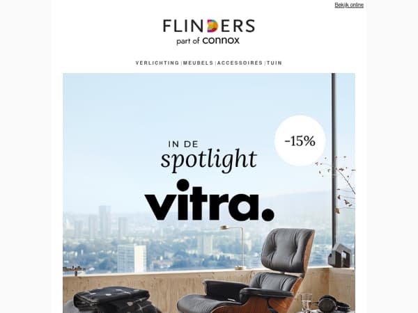 Nu 15% korting op alles van Vitra 🎉