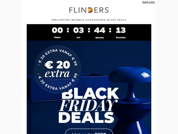 ⏰ Nog 4 UUR | Black Deals lopen af... 🖤