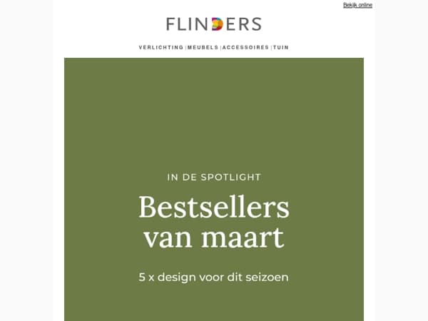 Dit zijn onze top 5 maart bestsellers 🌷