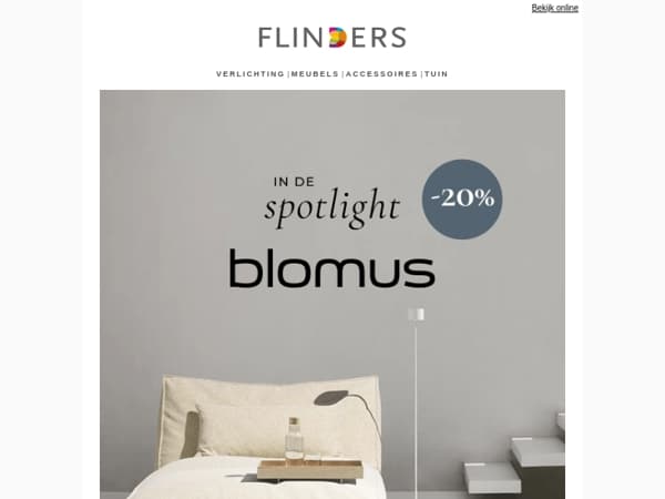 Shop -20% op je Blomus favorieten 🩶