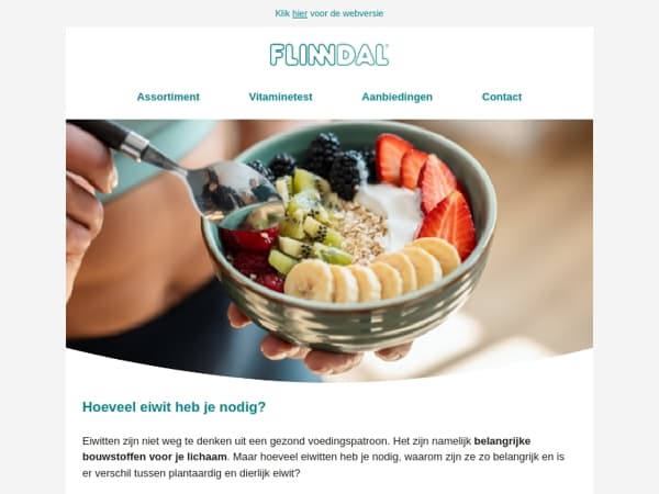 Hoeveel eiwit heb je nodig?