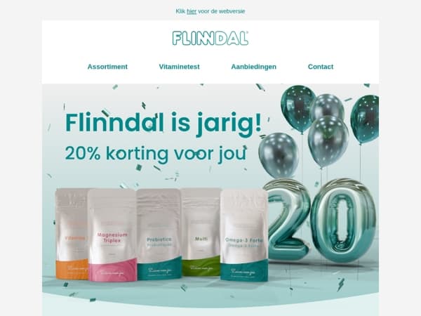 Alleen vandaag nog 🕑 20% korting 