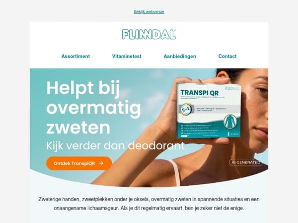 Overmatig zweten? Tijd voor een nieuwe aanpak
