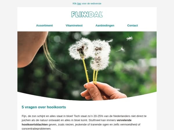 Handige tips bij hooikoortsklachten | Het geheim achter een stralende huid