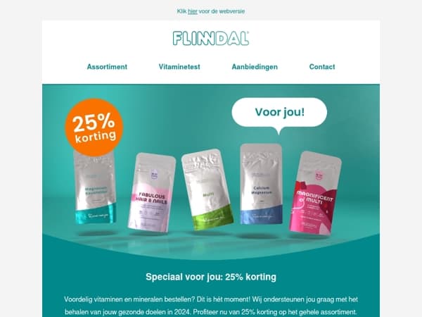 Claim jouw 25% korting🎁