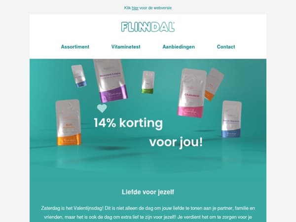 14% korting voor jou | Op het gehele assortiment