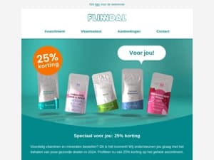 Claim jouw 25% korting🎁