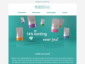 14% korting voor jou | Op het gehele assortiment