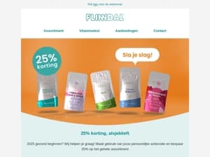 25% korting | Voordelig vitamines en mineralen bestellen? 💚🥦