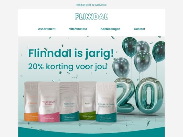 Claim jouw 20% korting 🎁