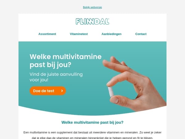 Welke multivitamine past bij jou? - Doe de test! 🌱