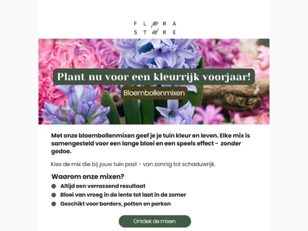 Plant nu voor een kleurrijk voorjaar 🌸