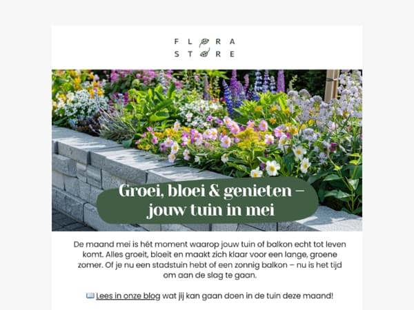 Groei, bloei & geniet – zo maak je je tuin mei-klaar!