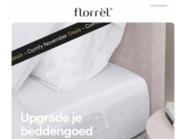 Upgrade je hoeslaken | Tijdelijk extra voordelig