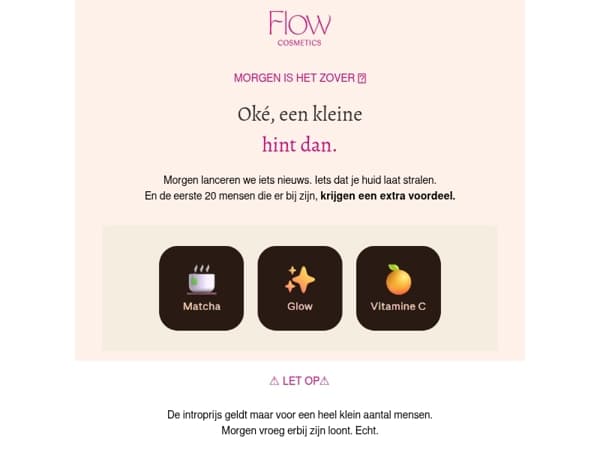 ✨Morgen vroeg erbij zijn loont. Echt