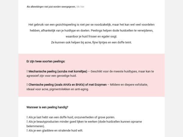 🌟Peeling in gezichtsverzorging
