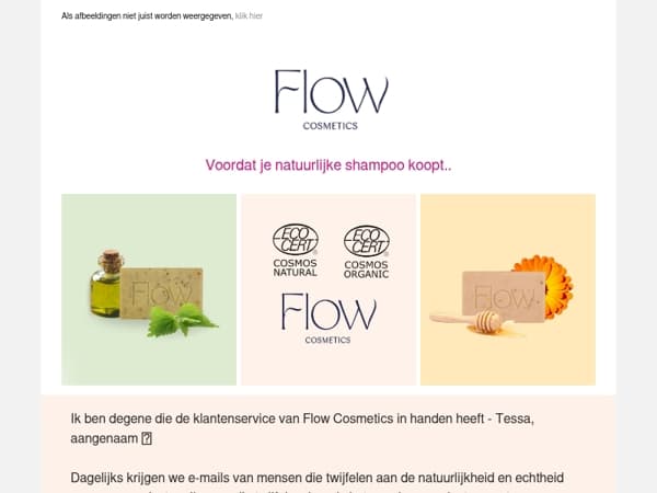 Voordat je natuurlijke shampoo koopt..