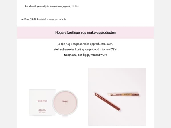 Hogere kortingen [tot 79%]