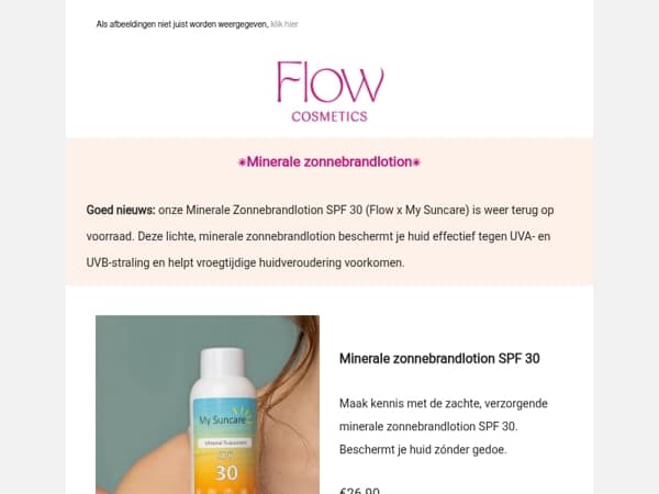 ☀️Terug op voorraad