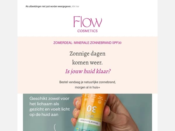 ☀️ Minerale zonnebrand