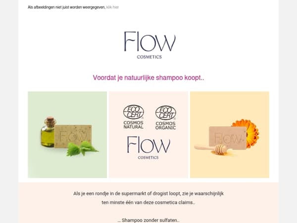 Voordat je natuurlijke shampoo koopt..
